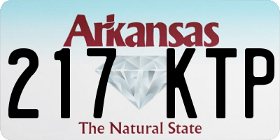 AR license plate 217KTP