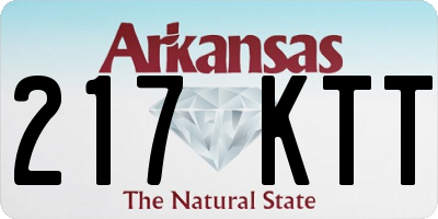 AR license plate 217KTT