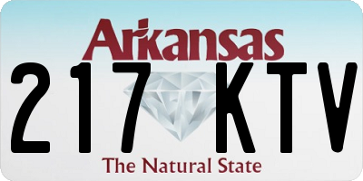 AR license plate 217KTV