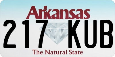 AR license plate 217KUB