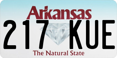 AR license plate 217KUE