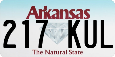 AR license plate 217KUL
