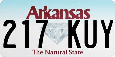 AR license plate 217KUY