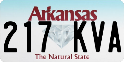 AR license plate 217KVA