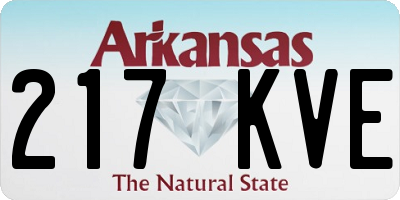 AR license plate 217KVE