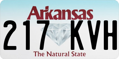 AR license plate 217KVH
