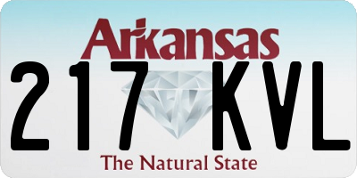 AR license plate 217KVL
