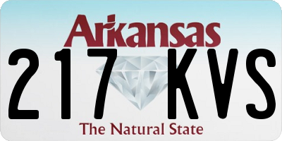 AR license plate 217KVS