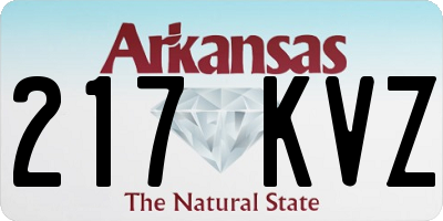 AR license plate 217KVZ