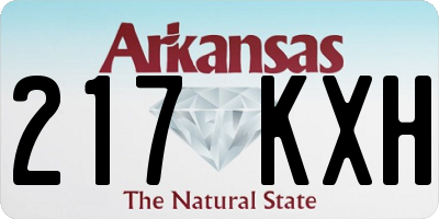 AR license plate 217KXH