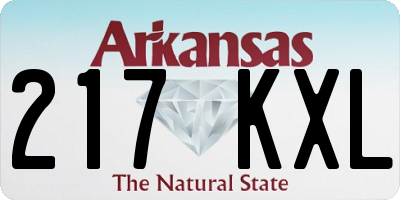 AR license plate 217KXL