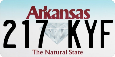 AR license plate 217KYF