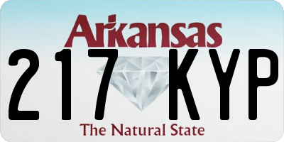 AR license plate 217KYP
