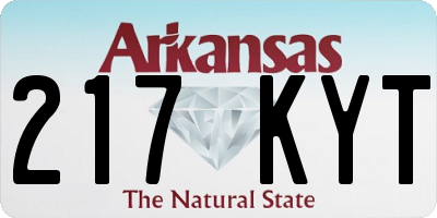 AR license plate 217KYT