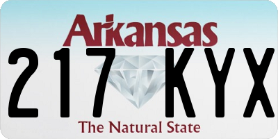 AR license plate 217KYX