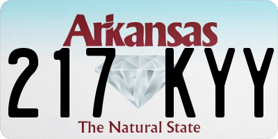 AR license plate 217KYY
