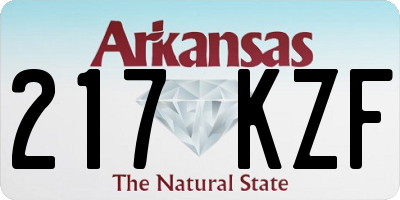 AR license plate 217KZF