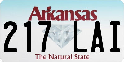 AR license plate 217LAI