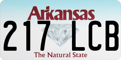 AR license plate 217LCB