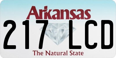 AR license plate 217LCD