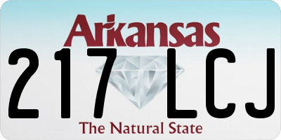 AR license plate 217LCJ