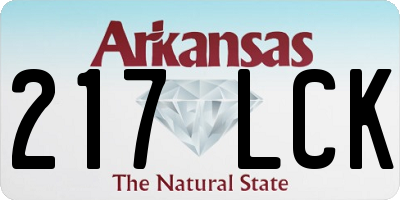 AR license plate 217LCK
