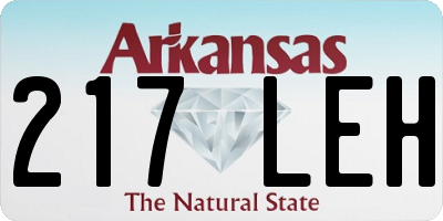 AR license plate 217LEH