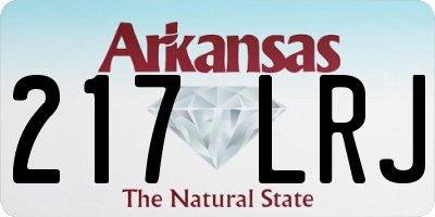AR license plate 217LRJ