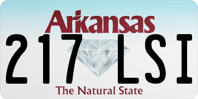 AR license plate 217LSI