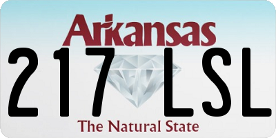 AR license plate 217LSL
