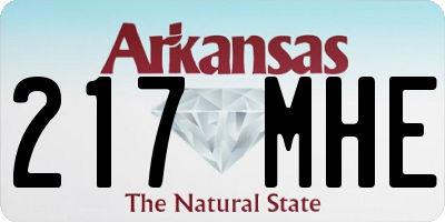 AR license plate 217MHE