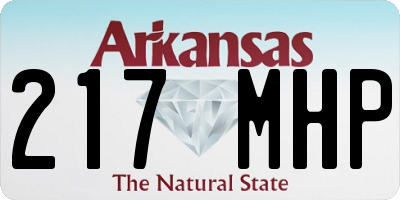 AR license plate 217MHP