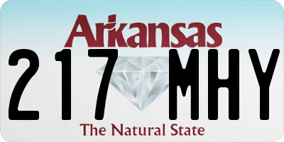 AR license plate 217MHY