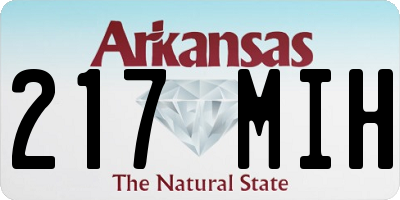 AR license plate 217MIH