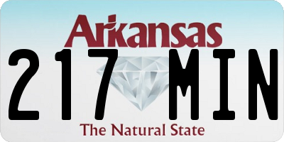 AR license plate 217MIN