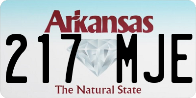 AR license plate 217MJE