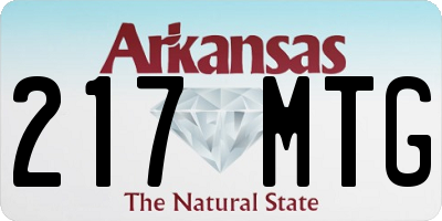 AR license plate 217MTG