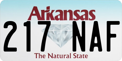 AR license plate 217NAF