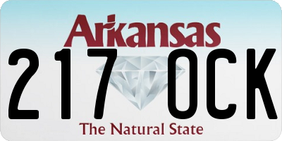 AR license plate 217OCK