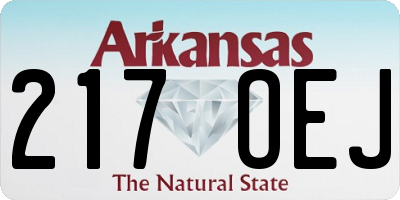 AR license plate 217OEJ