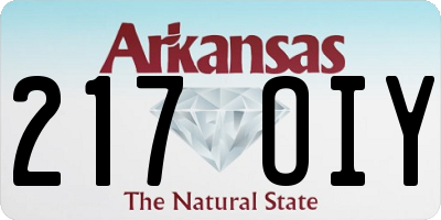 AR license plate 217OIY