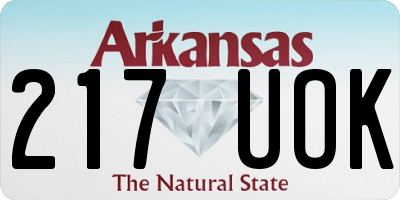 AR license plate 217UOK