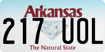 AR license plate 217UOL