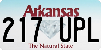 AR license plate 217UPL