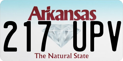 AR license plate 217UPV