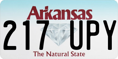 AR license plate 217UPY