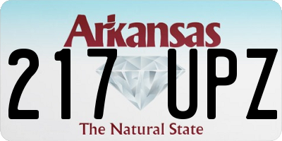 AR license plate 217UPZ