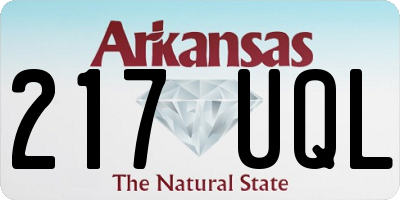 AR license plate 217UQL