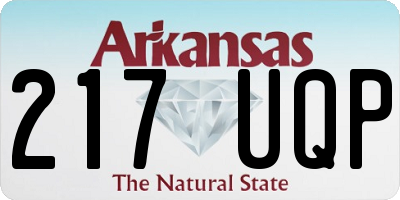 AR license plate 217UQP