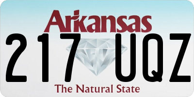 AR license plate 217UQZ